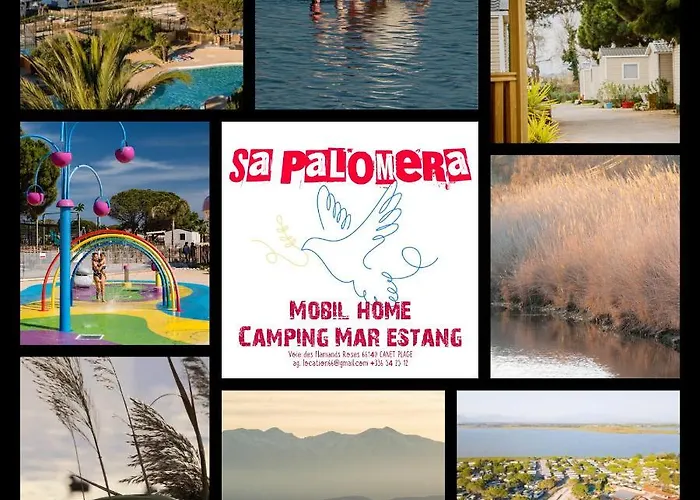 Mobil Home-sa Palomera- Mar Estang-canet En Roussillon 66140 营地 卡内
