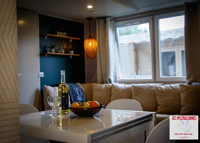 Mobil Home-sa Palomera- Mar Estang-canet En Roussillon 66140 营地